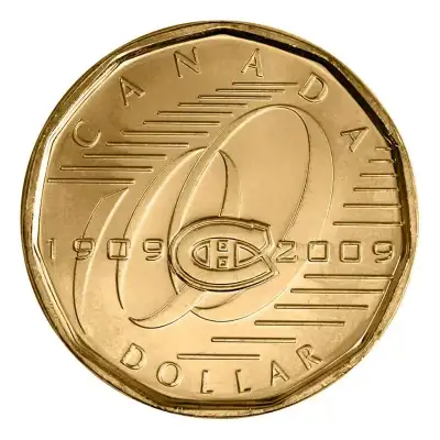 2009 (1909-) Canadian $1 Montreal Canadiens Centennial, View more