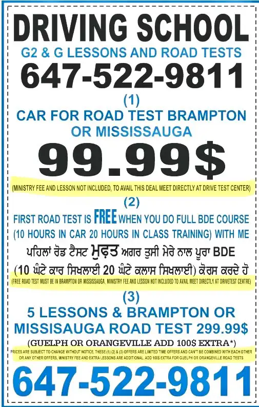 Driving Lessons G2 G551129478239375367