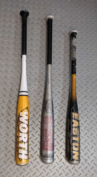 Baseball and Softball Bats - Worth, Easton, Louisville Slugger 