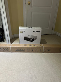 Brand New Nova Projector 8k Hd with Brand New 72” Screen