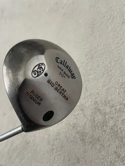 Callaway warbird 10° driver great big Bertha right handed , View more