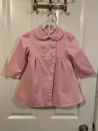 Stylish Spring Coat and Dress for Little Girls Size 2T