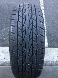 1 X 235/60/18 continental cross contact LX 20 with 85% tread