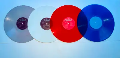 Vintage Beatle Albums, special coloured vinyl. No covers, View more
