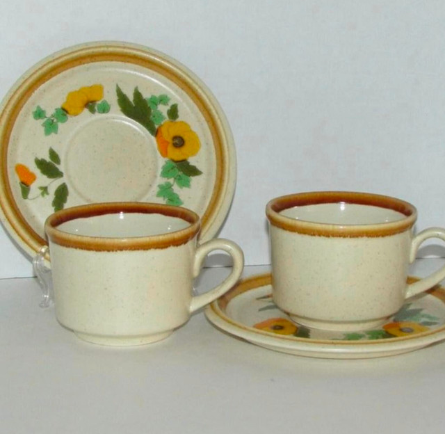Mikasa The Flowers that Bloom in Spring Cup and Saucer X2 in Arts & Collectibles in North Bay - Image 2