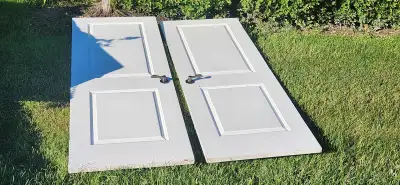Bargain! Two Double Panel Doors., View more