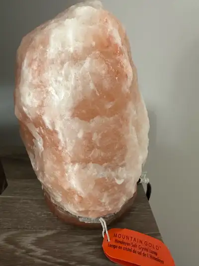 Mountain Gold Himalayan Salt Crystal Lamp., View more