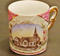 Antique Coffee Cup Methodist Church Ritcey's Cove Made In German