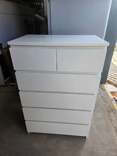 Ikea 6-Drawer Dresser - White, View more