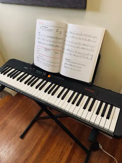 Great Touch Response Piano Keyboard w/ stand & built in sustain , View more