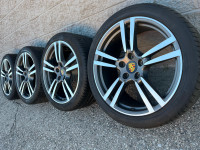 Cayenne Turbo OEM 21" Wheels *Forged* + Pirelli Rubber