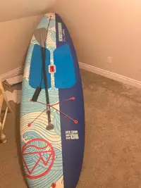 10 ft hard paddle board / with paddle