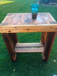 Homemade  out or indoor tables  with outdoor sealer or natural f