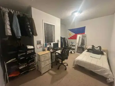 Room for rent, just minutes away from York University. Females are preferred, as the room has a shar...