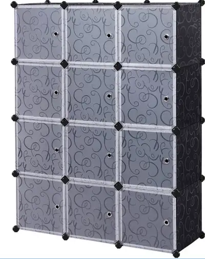12-Cube Modular Wardrobe Storage Organizer, View more