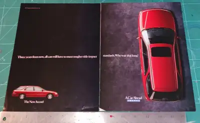 ORIGINAL 1997 HONDA ACCORD WAGON RETRO AMERICAN ORIG PRINT AD, View more
