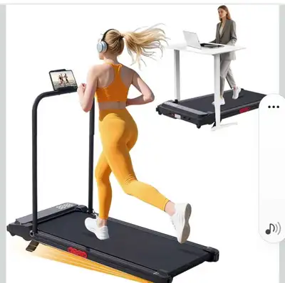 380 BM PRO MAX Foldable Treadmill with Handles & Incline, Under Desk Walking Pad with Incline, Porta...