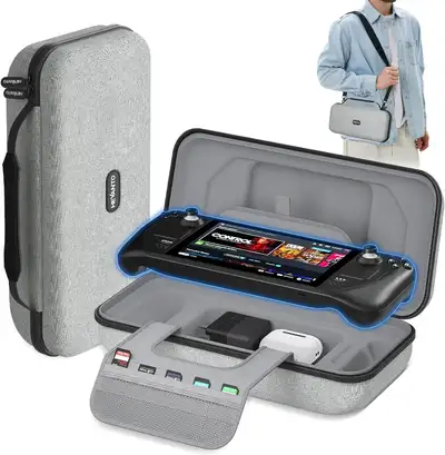 Hevanto Carrying Case for Steam Deck, 3-in-1 Waterproof, View more