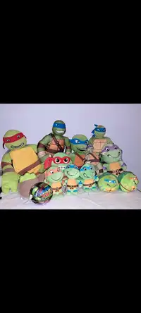 15 Teenage Mutant Ninja Turtles Plush lot 