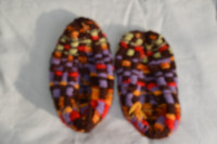 Knitted Slippers - Multi-Color