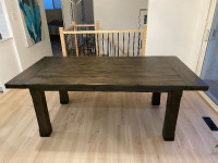 Beautiful wood dining table