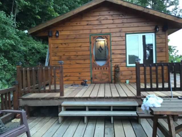 ELEPHANT LAKE COTTAGE  412 ft lakefront, 10 AC, HARCOURT ONTARIO in Houses for Sale in Markham / York Region