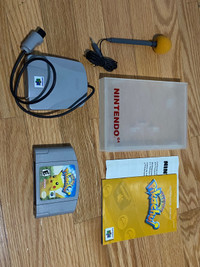 Hey You, Pikachu N64 With Manual, Case, VRU, and Microphone