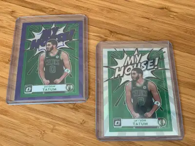 (2) 2020-21 Donruss Optic Jayson Tatum Prizm, View more