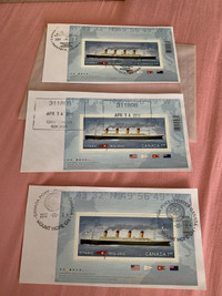 Canada titanic stamps cancellations scarce