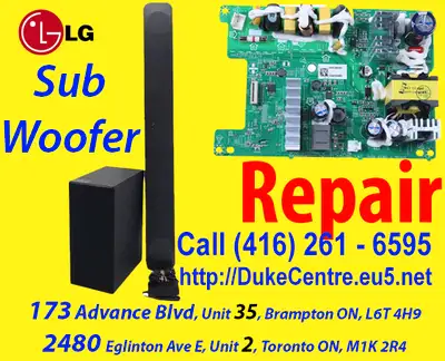 HT, LG, SUBWOOFER, NOT, WORKING, PCB, Repair, View more