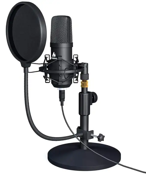 USB Microphone Kit 192kHz/24Bit AU-A04T PC Condenser in Speakers, Headsets & Mics in Markham / York Region - Image 2