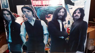 Beatles Anthology 1996 Retail Cardboard Promo stand up, View more