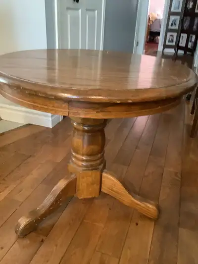 Small round table suitable for coffee or occasional table, View more