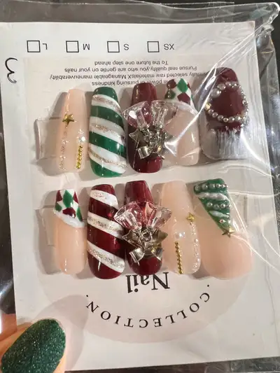 brand new Christmas fake nails, View more