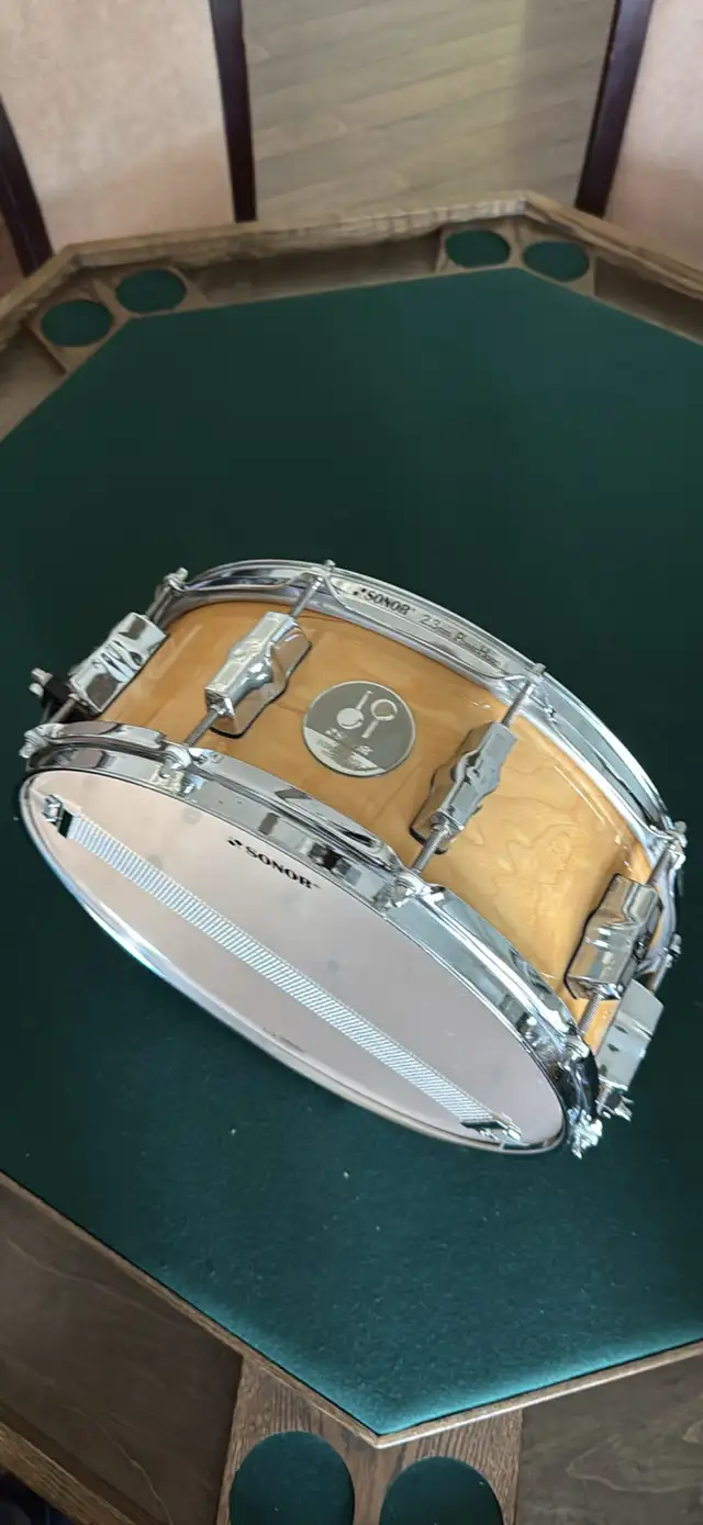 Sonor all maple snare drum in Drums & Percussion in Hamilton - Image 8
