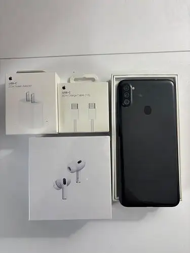 Samsung A11 32gb **EarBuds/Charger Set + Delivery**, View more