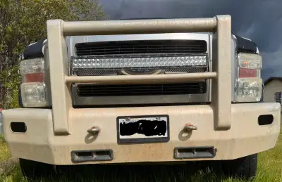 Custom aluminum bumper fit for a ford Can change the set up for newer truck models. Can deliver