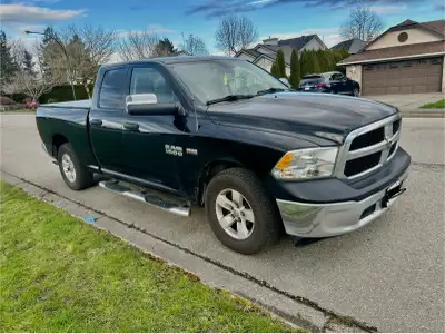 2016 Dodge Ram 1500 RWD Quad Cab 146000 kms 5 ft 6 in bed Trim:Tradesman Runs and drives great! Low...