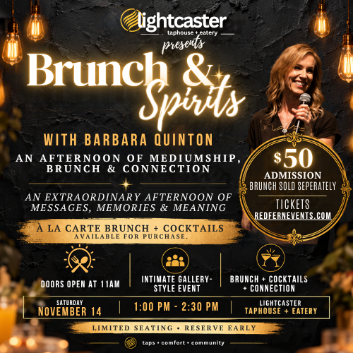 Brunch + A Medium Nov 14th 1-2:30pm at Lightcaster Orangeville