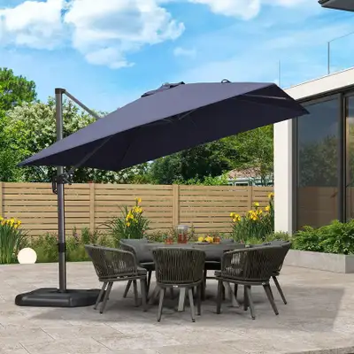 large patio umbrella for patio table LAUSAINT HOME 12FT Deluxe Cantilever Cantilever Umbrell – Lausaint Home promo_preview_wintersale2023 Tilt Crank System Color:GXT F08-A5 Lululemon Sling crossbody bag