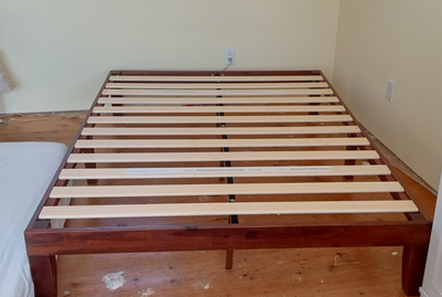 Mellow Solid Wood Platform Bed Frame (Double), View more
