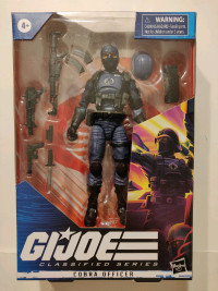 New GI Joe Classified Series #37 Cobra Officer 6" action figure