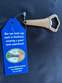 RARE very hard to find!  Steam Whistle 1st bottle opener 2005.