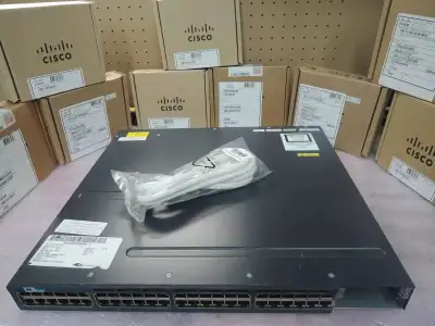 USED Cisco WS-C3560X-48P-L 3560X 48 port POE switch., View more