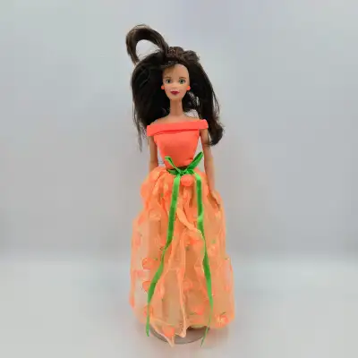 Fruit Fantasy Peach Barbie Doll 1998 Brunette 20319 Mattel Read., View more