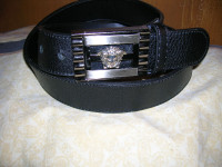 Versace Leather Belt  Made in Italy  Men's