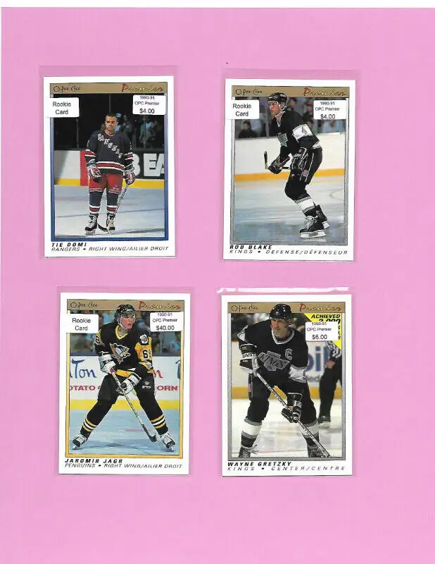 Hockey Cards: 1990-91 OPC Premier (Stars, Rookies & Commons) in Arts & Collectibles in Bedford - Image 8