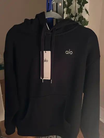 New Alo Yoga Black Hoodie, View more