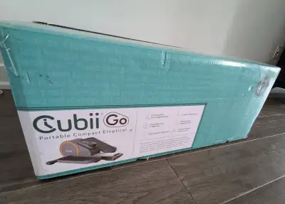 A compact under-desk machine designed for easy workouts. Condition: Like New