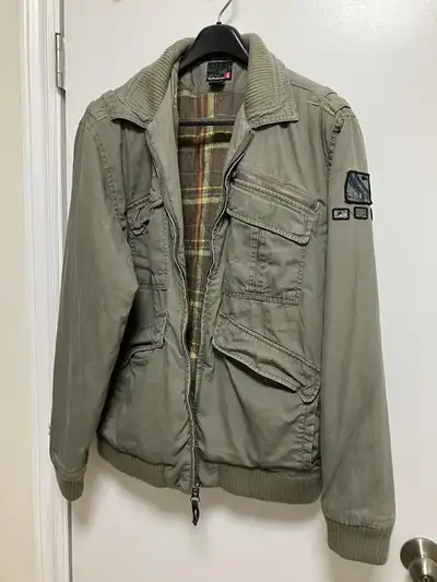 Men’s winter zipper cotton jacket, View more